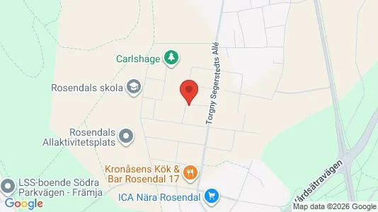 Lägenheter att hyra i Uppsala - kort over placeringen