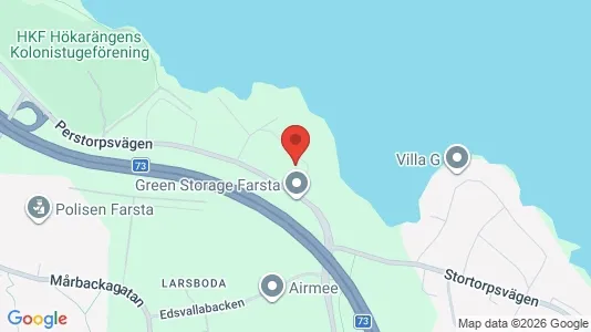 Lägenheter att hyra i Huddinge - kort over placeringen