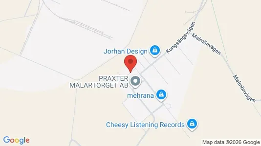 Lägenheter att hyra i Köping - kort over placeringen