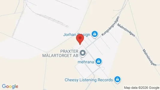 Lägenheter att hyra i Köping - kort over placeringen