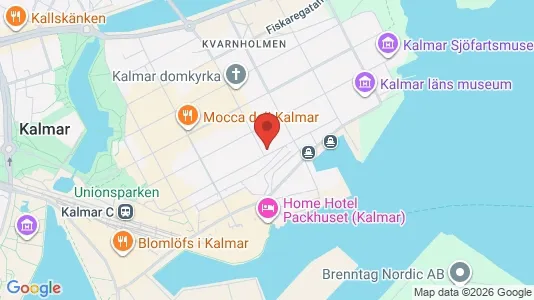 Lägenheter att hyra i Kalmar - kort over placeringen