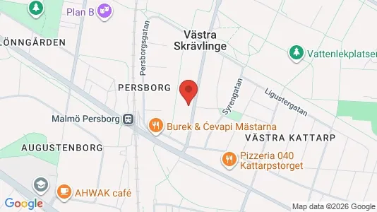 Lägenheter att hyra i Rosengård - kort over placeringen