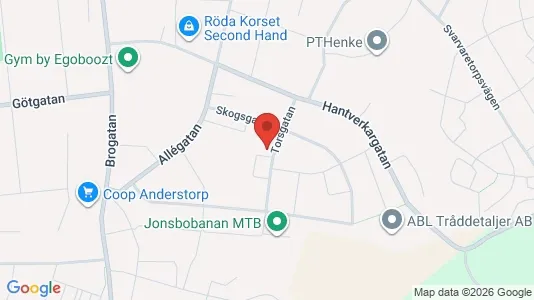 Lägenheter att hyra i Gislaved - kort over placeringen