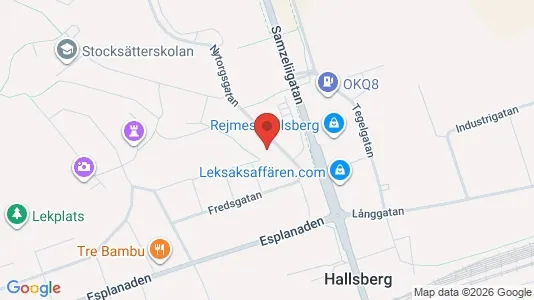 Lägenheter att hyra i Hallsberg - kort over placeringen