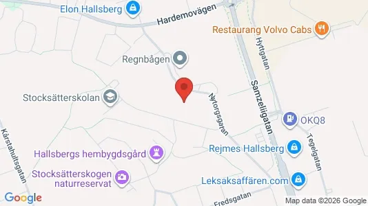 Lägenheter att hyra i Hallsberg - kort over placeringen