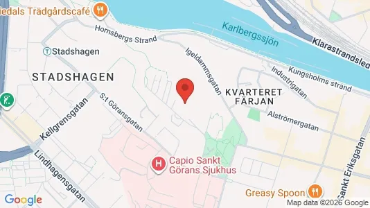 Bostadsrätter till salu i Kungsholmen - kort over placeringen