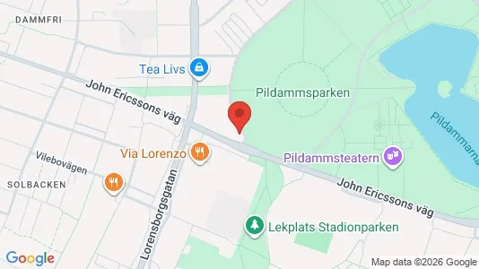 Bostadsrätter till salu i Malmö Centrum - kort over placeringen