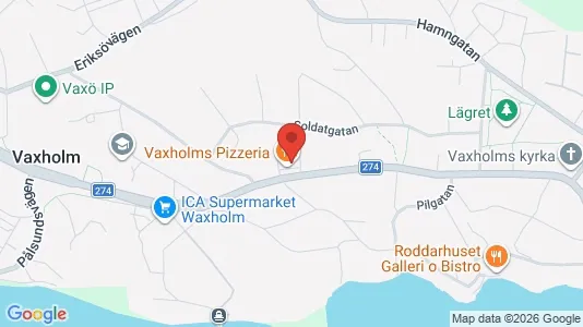 Bostadsrätter till salu i Vaxholm - kort over placeringen