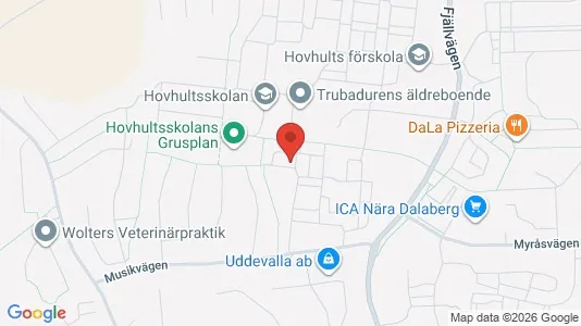 Bostadsrätter till salu i Uddevalla - kort over placeringen