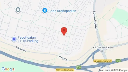 Bostadsrätter till salu i Karlstad - kort over placeringen