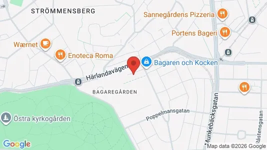 Lägenheter att hyra i Örgryte-Härlanda - kort over placeringen