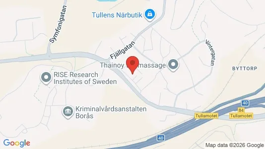 Lägenheter att hyra i Borås - kort over placeringen