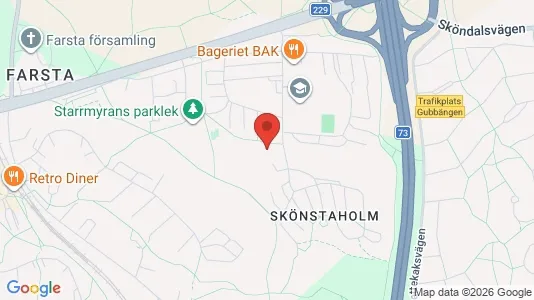 Bostadsrätter till salu i Söderort - kort over placeringen