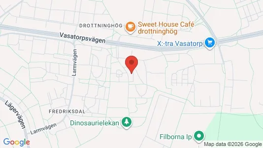 Lägenheter att hyra i Helsingborg - kort over placeringen
