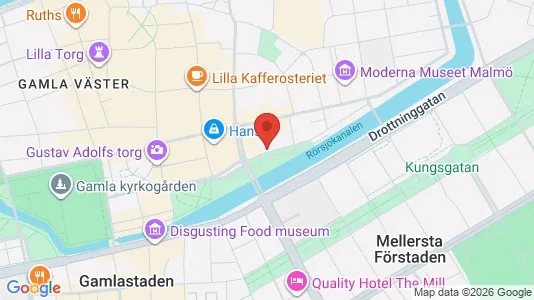 Lägenheter att hyra i Malmö Centrum - kort over placeringen