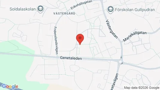 Lägenheter att hyra i Södertälje - kort over placeringen