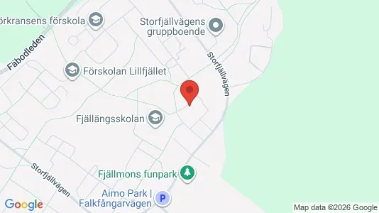 Bostadsrätter till salu i Östersund - kort over placeringen