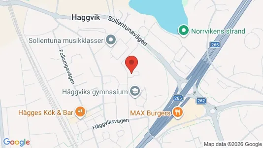 Bostadsrätter till salu i Sollentuna - kort over placeringen