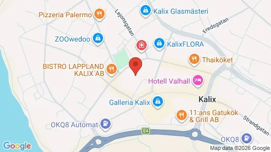 Lägenheter att hyra i Kalix - kort over placeringen
