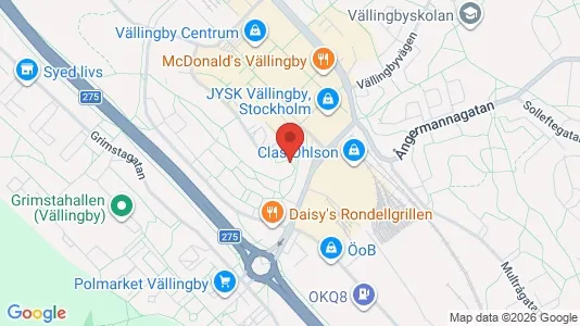 Lägenheter till salu i Västerort - kort over placeringen