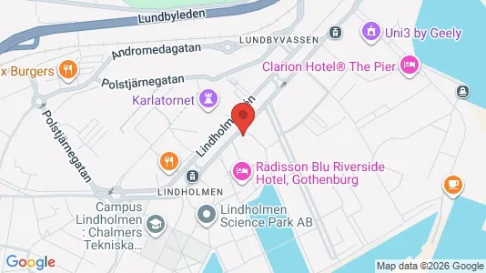 Lägenheter till salu i Lundby - kort over placeringen