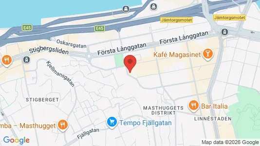 Lägenheter till salu i Göteborg Centrum - kort over placeringen