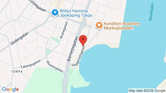 Lägenheter till salu i Jönköping - kort over placeringen