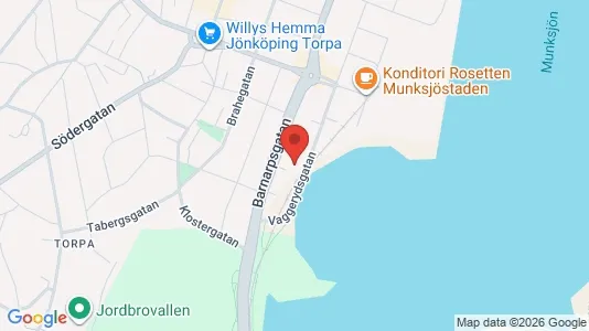 Lägenheter till salu i Jönköping - kort over placeringen