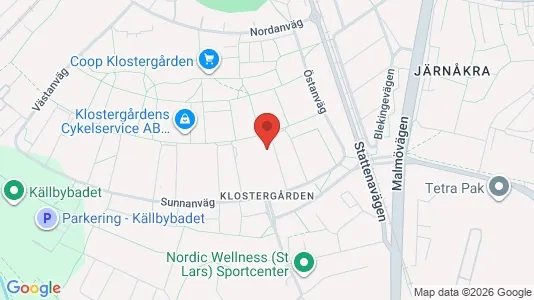 Lägenheter till salu i Lund - kort over placeringen