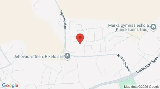 Lägenheter att hyra i Mark - kort over placeringen