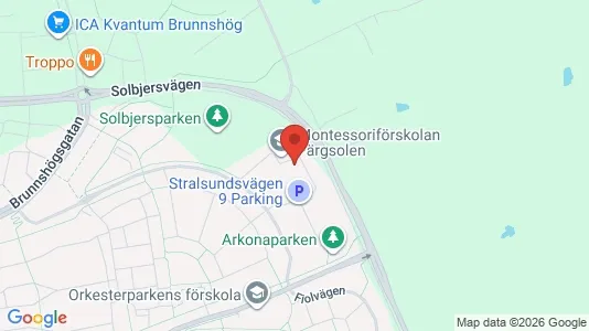 Lägenheter att hyra i Lund - kort over placeringen