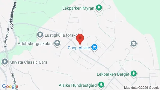 Lägenheter att hyra i Knivsta - kort over placeringen