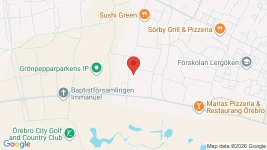 Lägenheter att hyra i Örebro - kort over placeringen