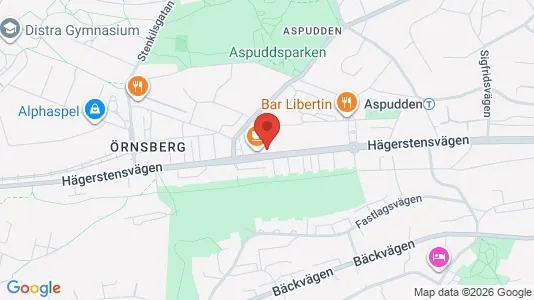 Bostadsrätter till salu i Söderort - kort over placeringen