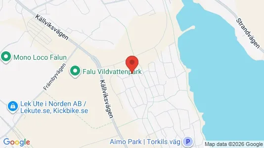 Bostadsrätter till salu i Falun - kort over placeringen