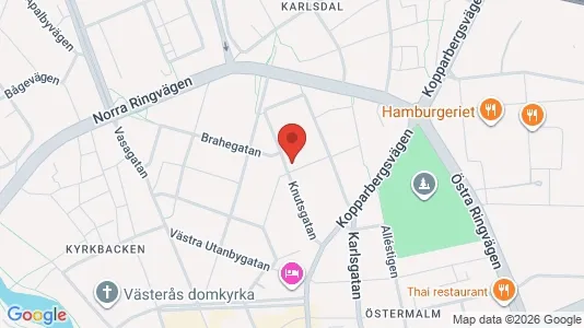 Lägenheter till salu i Västerås - kort over placeringen