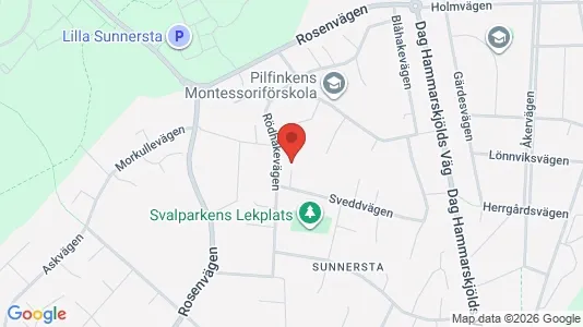 Lägenheter till salu i Uppsala - kort over placeringen