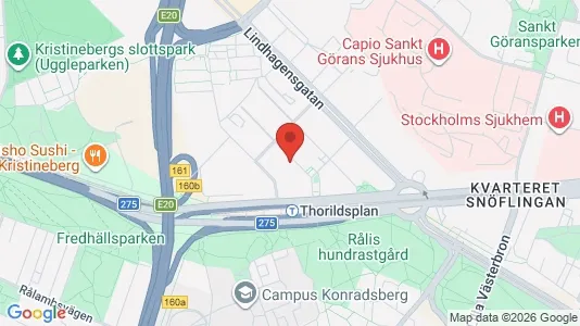 Lägenheter till salu i Kungsholmen - kort over placeringen