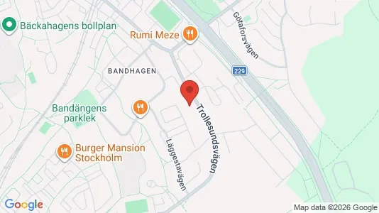 Lägenheter att hyra i Söderort - kort over placeringen