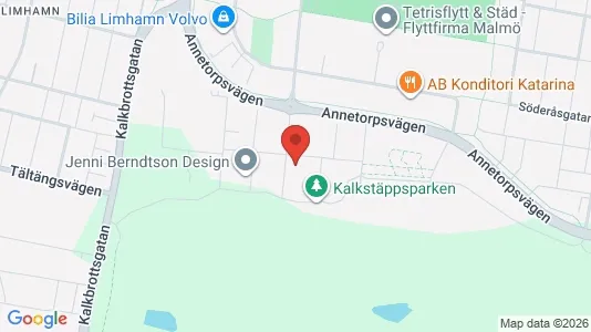 Lägenheter till salu i Limhamn/Bunkeflo - kort over placeringen