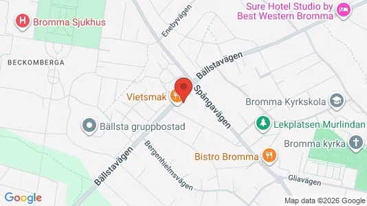 Lägenheter till salu i Västerort - kort over placeringen