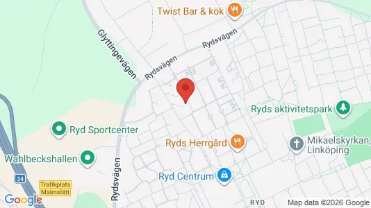 Lägenheter att hyra i Linköping - kort over placeringen