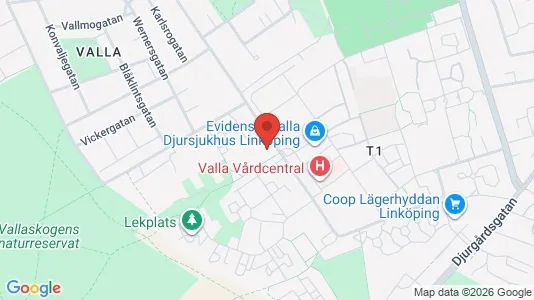 Lägenheter att hyra i Linköping - kort over placeringen