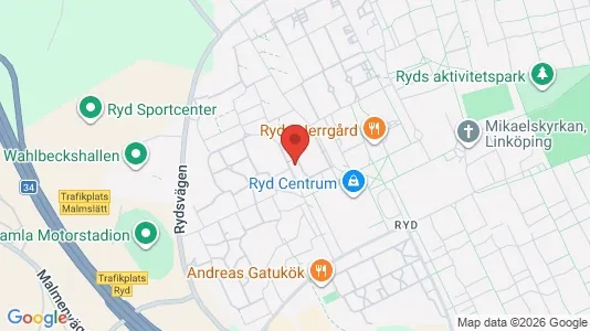 Lägenheter att hyra i Linköping - kort over placeringen