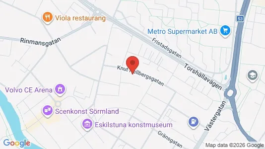 Lägenheter att hyra i Eskilstuna - kort over placeringen
