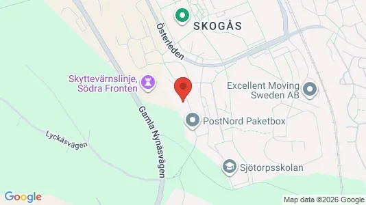 Lägenheter att hyra i Huddinge - kort over placeringen
