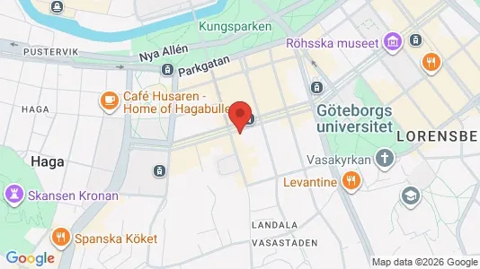 Lägenheter att hyra i Göteborg Centrum - kort over placeringen