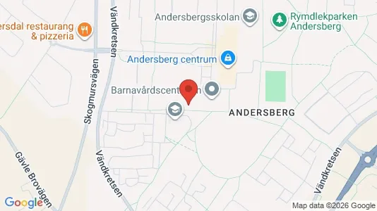 Lägenheter att hyra i Gävle - kort over placeringen