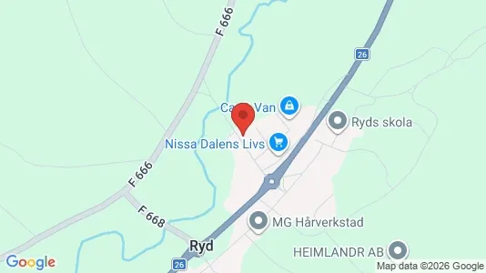 Lägenheter att hyra i Jönköping - kort over placeringen