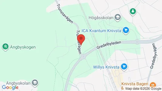Lägenheter att hyra i Knivsta - kort over placeringen